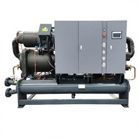 Sistem Pendingin Air Industri Kustom Grosir, Chiller Sekrup dengan Pompa, Kontrol Suhu PLC, Kompresor Copeland 39KW