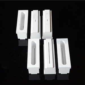 Özelleştirilmiş yüksek saflıkta 99% beyaz gri bor nitrür seramik tekne - Product Image 3