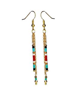 pendientes de cuentas Creaciones hechas a mano - Product Image 1