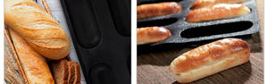 12 Cavity Silform Baguette <b>Baking</b> Pan, French Bread <b>Silicone</b> Perforated Baguette <b>Baking</b> Pan - Product Image 6