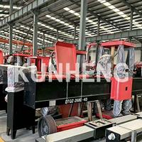 Nouvelle machine à scier le pierre monobloc multi-lames KUNHENG avec poussoir automatique de blocs de pierre à lame de 2200 mm pour granit et marbre