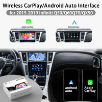 Kit d'interface de module décodeur sans fil Apple CarPlay Android Auto pour Infiniti QX70/Q70L/G35/FX35/FX50/EX25/EX35