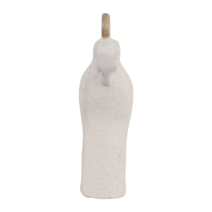 Statuetta di Cavallo in Ceramica Moderna con Base in Legno di Mango per Decorazione Casa e Ufficio - Product Image 3