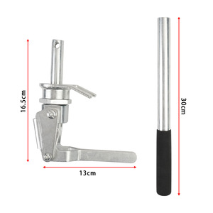Herramienta compresora de resortes de válvulas 16.5x13x30cm para reparación de automóviles de 3/8 y 7/16 pulgadas - Product Image 1