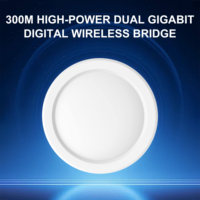 Puente Inalámbrico para Exteriores de 900 Mbps y 5 KM, 5.8 GHz, 802.11AC, Punto a Punto, Alta Potencia, CPE Dual Gigabit, Puente WiFi