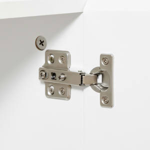 Scaffale in legno bianco moderno 4 strati 2 porte prezzo di fabbrica all'ingrosso personalizzato soggiorno mobili per Hotel pannello di applicazione - Product Image 2
