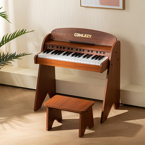 เมเล็คท์เปียโนไม้สำหรับเด็ก 37 คีย์คีย์บอร์ดอิเล็กทรอนิกส์ของเล่นการเรียนรู้ดนตรีสำหรับเด็กผู้หญิงอายุ 2 4 ปี - Product Image 2
