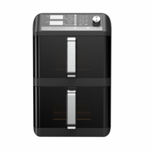 หม้อทอดไร้น้ำมันแบบสองช่อง พร้อมระบบควบคุมอุณหภูมิอิสระ หน้าจอสัมผัส เครื่องใช้ไฟฟ้าในครัวเรือนระดับพรีเมียม - Product Image 3