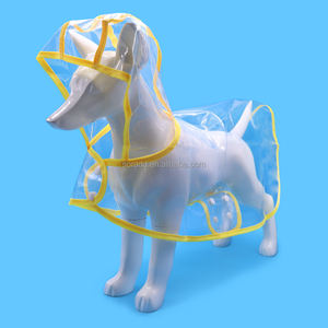 Preço de Fábrica no Atacado Capa de Chuva 100% Transparente e Impermeável para Cães de Estimação com Capuz - Product Image 4