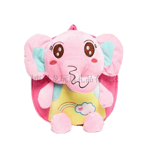 Toldder Kids Backpack With Chest Strap – Waterproof Preschool Bookbag, Elephant Pink Design - View #2
