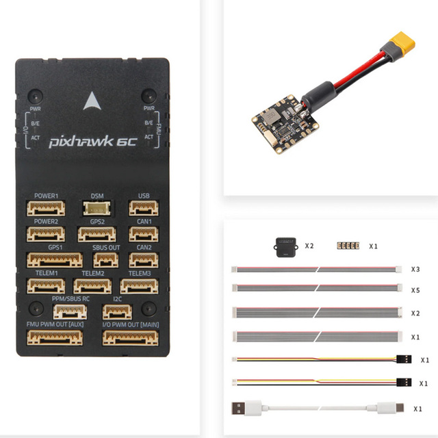 Holybro Pixhawk 6C Holybro Pixhawk 6C Flight Controller + PM02 Power Module for Four-axis Multi-axis Fixed Wing FPV Drone