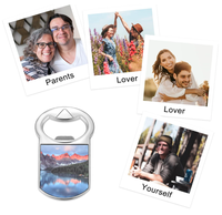 Décapsuleur aimanté vierge pour sublimation, idéal pour la publicité sur réfrigérateur et les cadeaux d'entreprise (vente en gros)