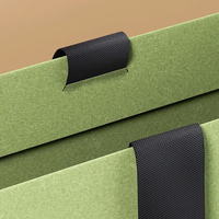 Sacs cadeaux de luxe écologiques et recyclables sans couture, personnalisables avec logo, ruban/cordon en coton, pour la vente au détail haut de gamme