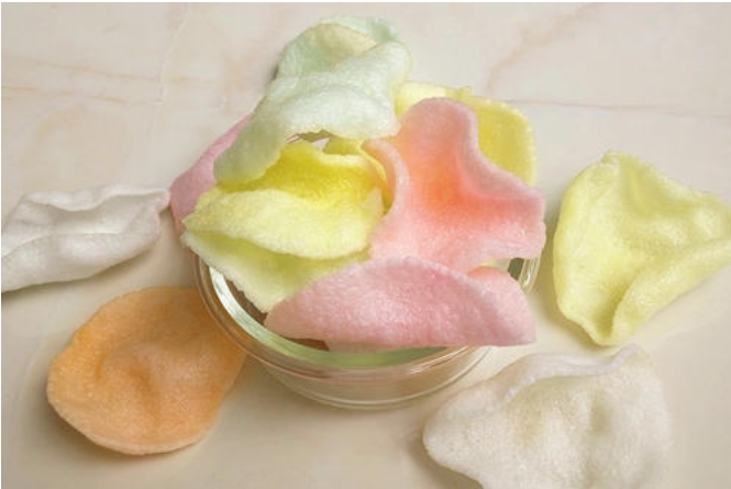 Prawn crackers red color Snack colored prawn chip prawn cracker