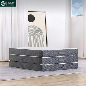 Matelas Tatami à bas prix de fabrication, matelas <span class=keywords><strong>futon</strong></span> pliable 3 volets de haute qualité, matelas en mousse rafraîchissante hypoallergénique sans colle - Product Image 2