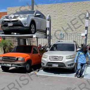 Sistema de estacionamiento automático de dos columnas Equipo de garaje Garaje residencial Solución de elevador de estacionamiento de automóviles - Product Image 3