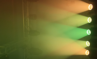 Barre de lumière rotative Tornado RGBW 5*120w 80w avec effet halo pour DJ, discothèque, concert, spectacle, scène