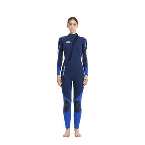 OEM شعار مخصص كم طويل سحاب الصدر 3 السباحة قطعة واحدة النساء النيوبرين الغوص الغوص بذلة السباحة - Product Image 2