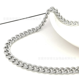 โซ่สแตนเลส Anno สำหรับทำเครื่องประดับและงาน DIY กว้าง 3 มม. สีเงิน - Product Image 2