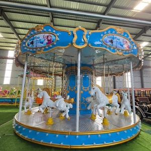 Carrusel Nuevo de la Marca NINIX para Parques de Atracciones y Zonas Turísticas, Equipo de Juego Infantil con Capacidad de 500 kg, Suministro Directo de Fábrica, Acero y Vidrio - Product Image 2