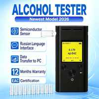 Nouveauté - Éthylotest numérique portable haute précision - Détecteur d'alcoolémie professionnel pour la sécurité des conducteurs