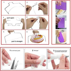 ชุดอุปกรณ์ตกแต่ง<span class=keywords><strong>เค้ก</strong></span>พร้อมแท่นหมุน, หัวบีบครีม, ถุงบีบครีม, ตะหลิวปาดครีม, ชุดอุปกรณ์อบขนมครบชุด - Product Image 3