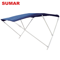Tube en aluminium anodisé Kayak Bimini Top Marine Boat Bimini Top Cover 600D Oxford
