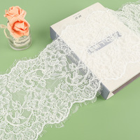 Dentelle à cordon motif floral pour bordure de cils, accessoires en dentelle française pour vêtements d'enfants Lolita, sacs et chaussures
