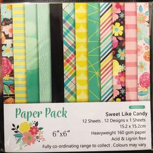 แพ็กกระดาษสมุดแพ็คกระดาษตกแต่งสมุดแพ็คกระดาษตกแต่งสมุดแพ็คใส่สมุดแพ็คใส่สมุดจดแบบพับ6x6การ์ด - Product Image 6