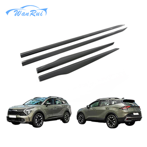 Couvercle de carrosserie ABS en Fiber de carbone, moulure décorative pour porte latérale de voiture, autocollant, accessoires adaptés à <span class=keywords><strong>KIA</strong></span> <span class=keywords><strong>Sportage</strong></span> <span class=keywords><strong>NQ5</strong></span> 2021 <span class=keywords><strong>2022</strong></span> - Product Image 1