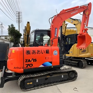 รถขุดไฮดรอลิกตีนตะขาบฮิตาชิ ZX70 ZX75 ZX120 ZX200 มือสอง รุ่นดั้งเดิม เหมาะสำหรับงานก่อสร้าง รถขุดขนาดเล็กฮิตาชิ ZX70-5A มือสอง - Product Image 1