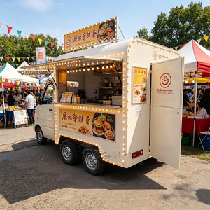 Modern <b>Burger</b> Mobile Horse <b>Box</b> Truck Fully Equipped Ice Cream Cart Multi Functional Food Trailer - Product Image 1