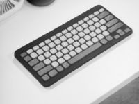 Clavier de bureau compact sans fil 2,4 G 79 touches, compatible USB multimédia, nouveau clavier à membrane multifonctionnel