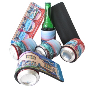 Wholesale Neoprene Beer <b>Bottle</b> and Drink Can Cooler Bags Slim Slap s with Custom Logo Sublimation for Cooling Cans - Product Image 1