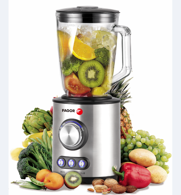 Multi-function Home Use Stainless Steel Type Large Capacity 1500ml Glass Blender Chopper Grinder Electric Blender