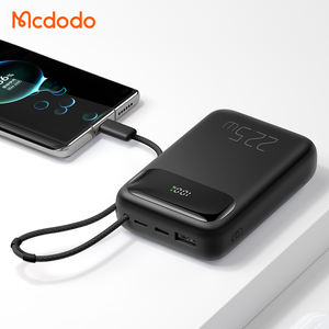 Smart 22.5W 18W Power Bank avec câble de type C PD QC VOOC AFC Fast Charge Power Bank 10000mAh pour Android Xiaomi Oppo <span class=keywords><strong>Samsung</strong></span> Vivo - Product Image 3
