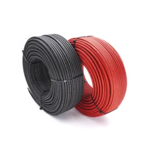 Factory price solar dc power cable H1Z2Z2-K 1x6.0mm2 electric wire cable for solar panel