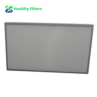 Filter Udara HEPA Lipat Kustom H13 H14 Efisiensi Tinggi OEM untuk Laminar Flow Hood Laboratorium Cleanroom