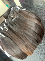 Cabello Remy Virgen Vietnamita al por Mayor, Doble Trama a Máquina, 8 Pulgadas, Solo Colores Más Oscuros, Paquetes Lisos SDD Vietnam Bone Straight