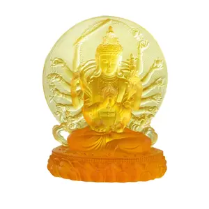 2024 новая стеклянная статуя Будды/Конди для дома или буддийских храмов