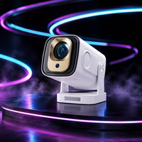 HY260 PRO Auto Focus 1080P 280 ANSI LED Android 14 24 Langues 4K Haut-parleurs intégrés Cadeau de Noël Home Cinéma Portable