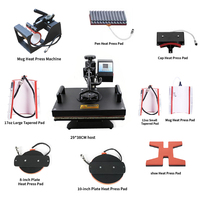 Presse à Chaud Multifonctionnelle 10-en-1 pour Sublimation : Chaussures, Casquettes, Stylos, Tasses, T-shirts