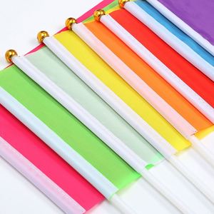 ธงโพลีเอสเตอร์ขนาดเล็กแบบถือโบกสะบัดสำหรับขายส่ง - Product Image 3