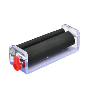 Rolling Paper Accessory 70mm Transparent Adjustable Hand Muller Roller Plastic Tobacco Roller Cigarette Rolling Machine