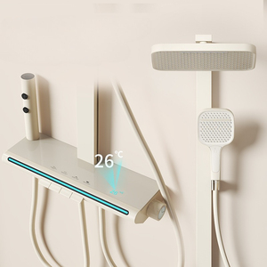 Juego <span class=keywords><strong>de</strong></span> <span class=keywords><strong>ducha</strong></span> digital <span class=keywords><strong>para</strong></span> bañera al por mayor, sistema <span class=keywords><strong>de</strong></span> <span class=keywords><strong>ducha</strong></span> <span class=keywords><strong>de</strong></span> latón <span class=keywords><strong>para</strong></span> baño, <span class=keywords><strong>grifo</strong></span> mezclador ajustable <span class=keywords><strong>de</strong></span> agua fría y caliente <span class=keywords><strong>para</strong></span> hotel - Product Image 6