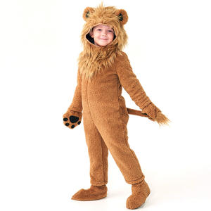 Vente chaude Drôle Enfant Costume <span class=keywords><strong>Lion</strong></span> <span class=keywords><strong>Roi</strong></span> Anniversaire Bébé Enfants Animal Carnaval Halloween Mignon Cosplay Fantaisie Film Rôle Combinaisons - Product Image 6