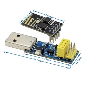 Adaptateur de programmation ESP01 ESP-01s UART ESP-01 CH340C, téléchargeur USB vers ESP8266, module de développement sans fil Wi-Fi - Product Image 2
