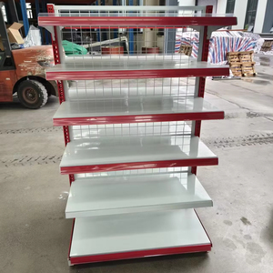 Étagères de présentation pour supermarchés sur mesure à 6 niveaux, étagères à simple face, capacité de 60 à 100 kg - Product Image 1