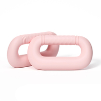 Haltères de fitness pour la maison, en PVC portable, antidérapants, pour le Pilates