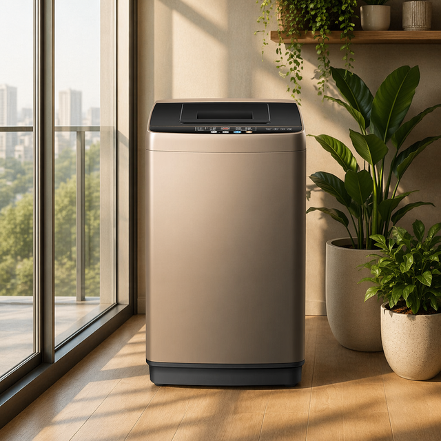 9.0KG Top Load Fully Automatic Laundry Clothes Washing Machine  Large Capacity Integrated Washing Machine for Home